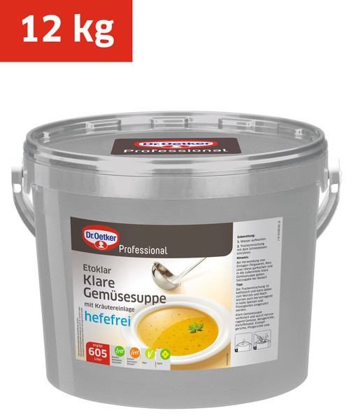 Oe EtoKlare Gemüsesup hefefrei