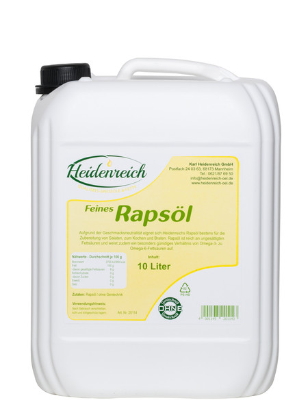 HR Raps-Öl 10l Kan. BW