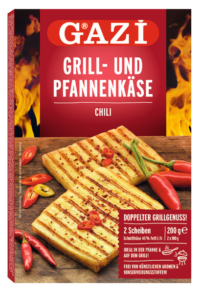 Ga Grill-Pfannenkäse mit Chili