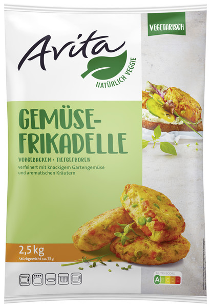 Sf TK Gemüse-Frikadelle 75g