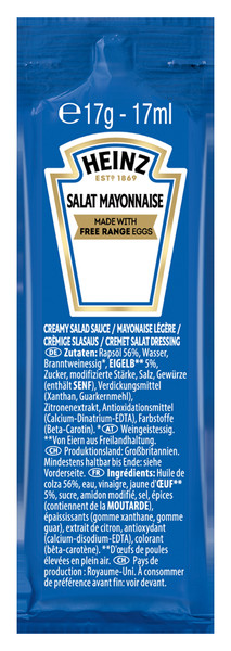 Hz Mayonnaise 55% 100x17ml