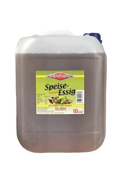 Schw Tafelessig 5% dunkel 10l