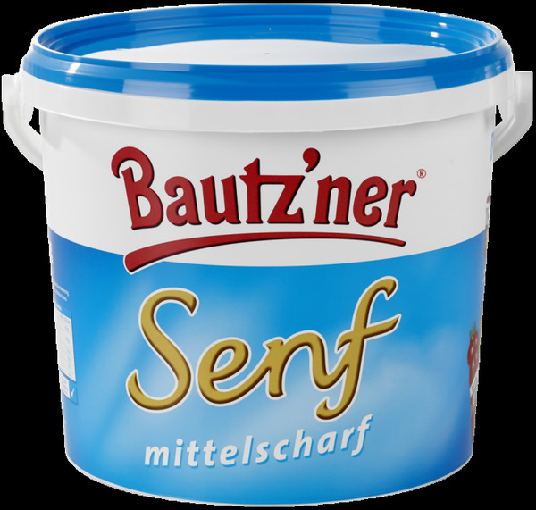 Bautzner Senf mittelscharf 5kg
