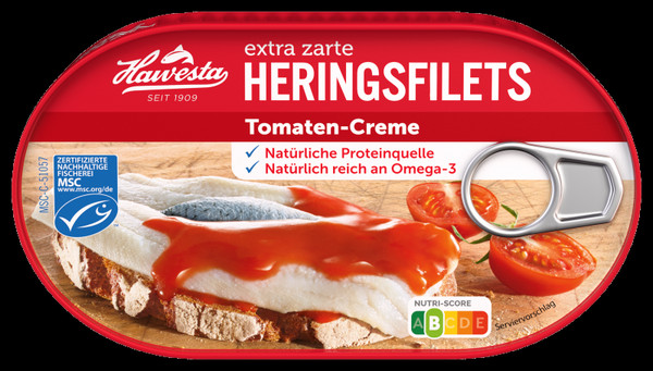 Ha MSC Heringsfil Tomate 200g