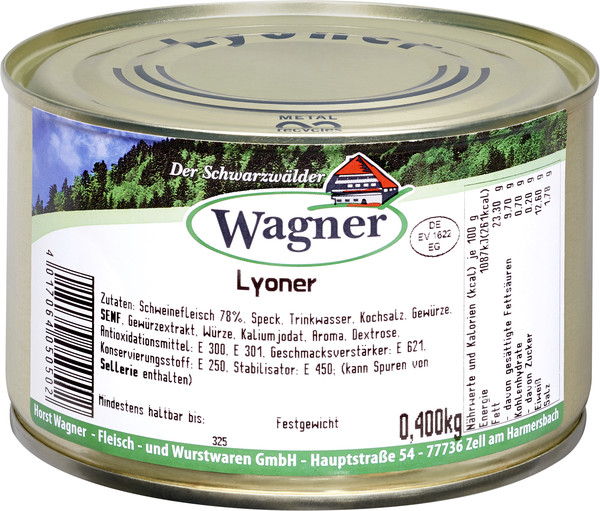 Hw Lyoner 400g Dose