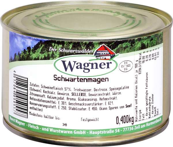 Hw Schwartenmagen 400g Dose