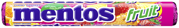 Mentos Frucht 38g Rolle
