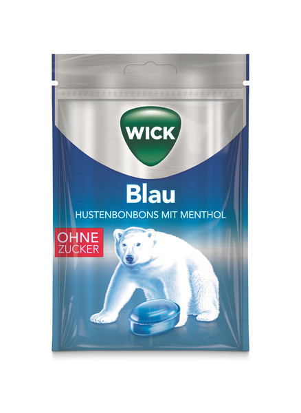 Wick Blau ohne Zucker 72g