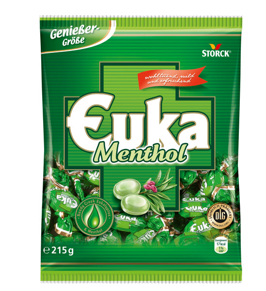 St Euka Mentho Bonbons 215g