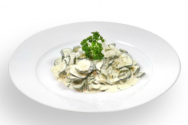 Rahm-Gurken-Salat