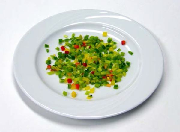 Paprika würfel bunt 5mm