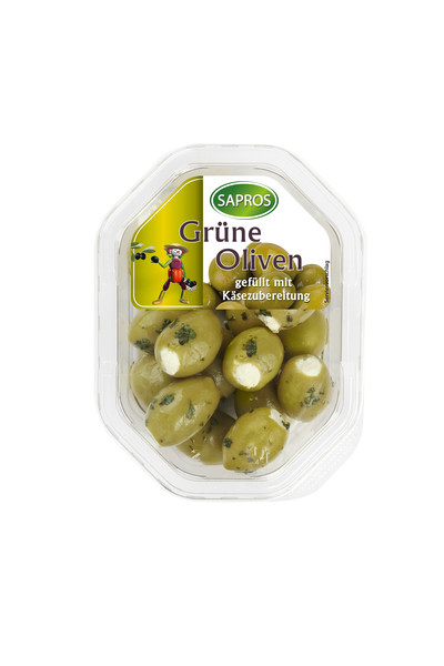 Oliven grün m. Frischkäse 130g